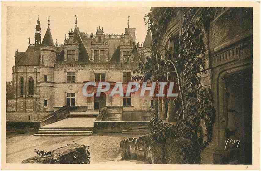 CPA Chateau de Chenonceaux Aile Thomas Bohier et detail de la Tour des Marques 
