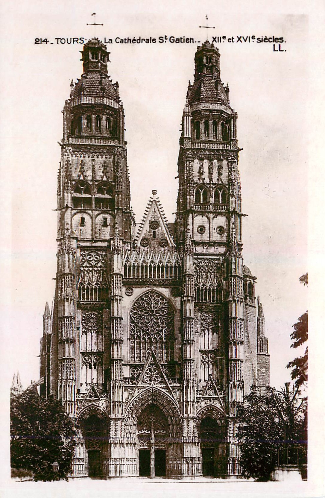 CPA Tours La Cathedrale St Gatien 
