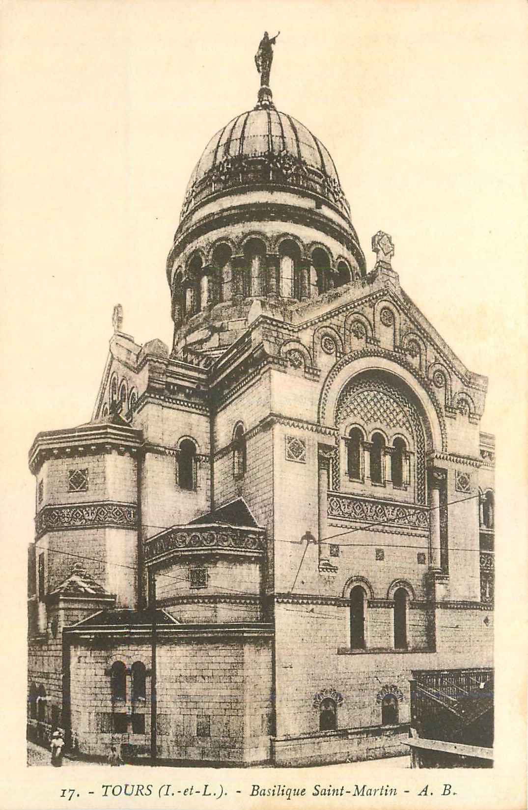 CPA Tours I et L Basilique Saint Martin 