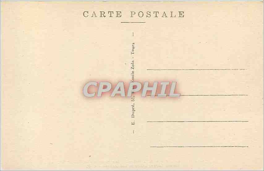 CPA Tours I et L Cloitre de la Psalette  — Rückseite