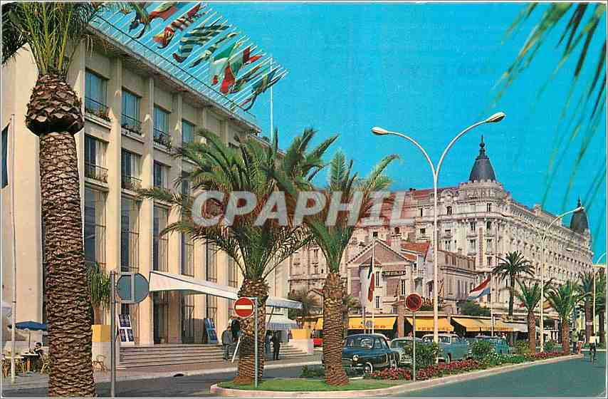 CPM Cannes Sur la Croisette Le Festival et l'Hotel Carlton 