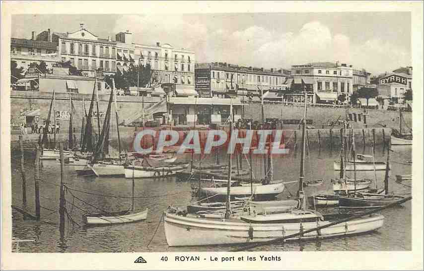 CPM Royan Le port et les Yachts Bateaux