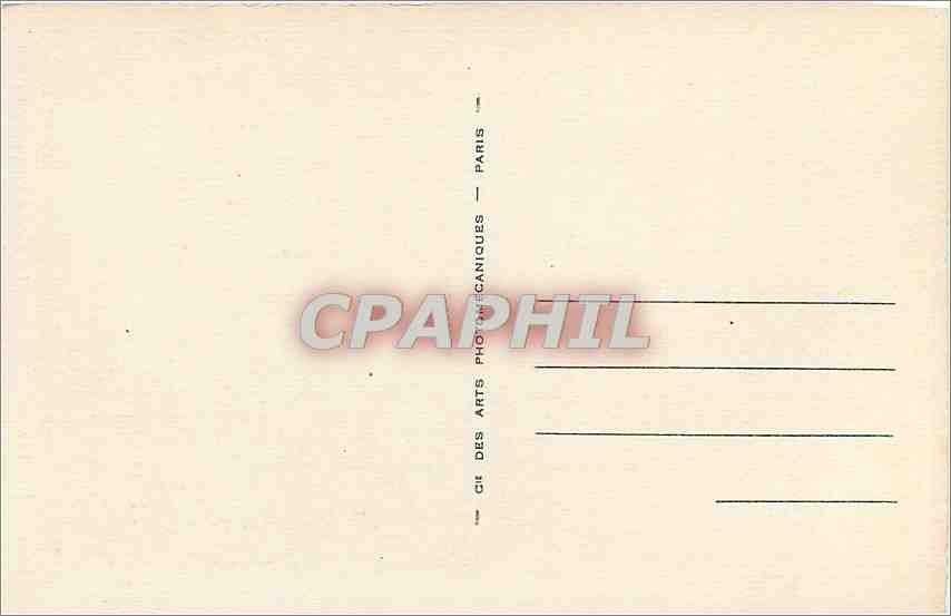 CPA Bastia La vieille Ville sous les Pins  — Back