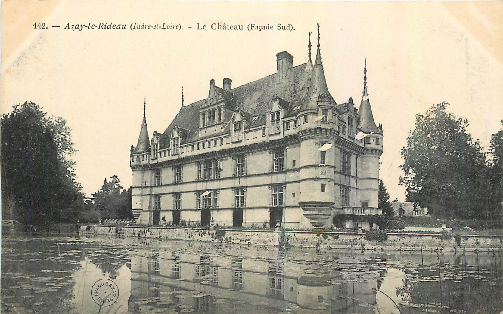 CPA Azay le Rideau Indre et Loire Le Chateau 