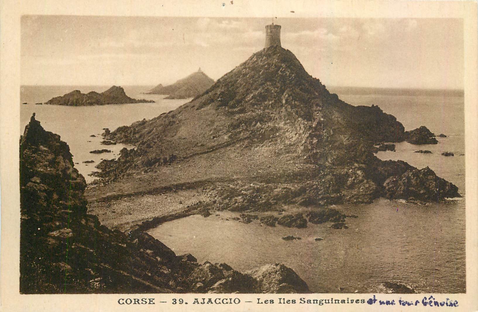CPA Corse Ajaccio Les Iles Sanguinares 