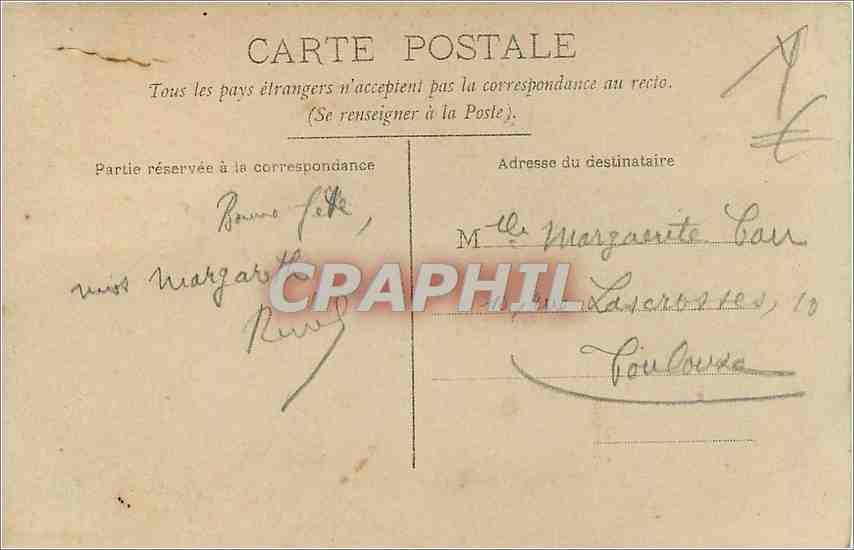 Jeune femme en robe rose — Bonne Fête — CIRCÉ n°4740 — Reverso