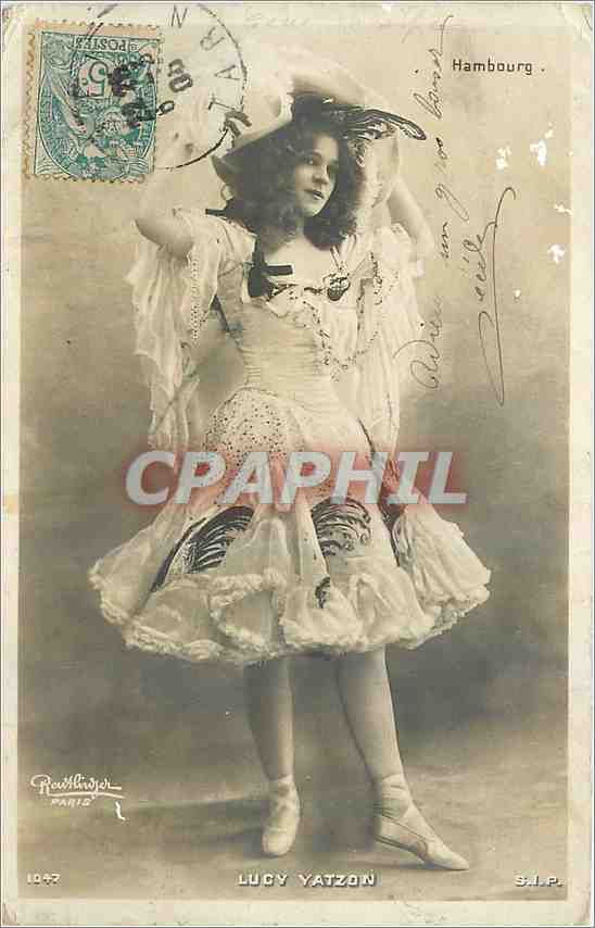 Lucy Yatzon — danseuse en costume de scène — Roullinger, Paris, n° 1947