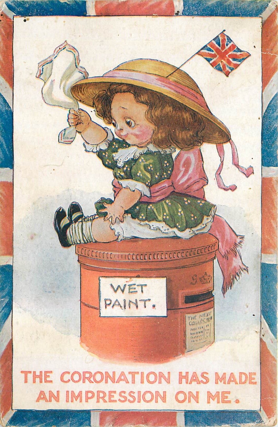 Petite fille sur boîte aux lettres — Coronation — The Next Collecto