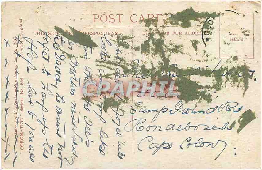 Petite fille sur boîte aux lettres — Coronation — The Next Collecto — Rückseite