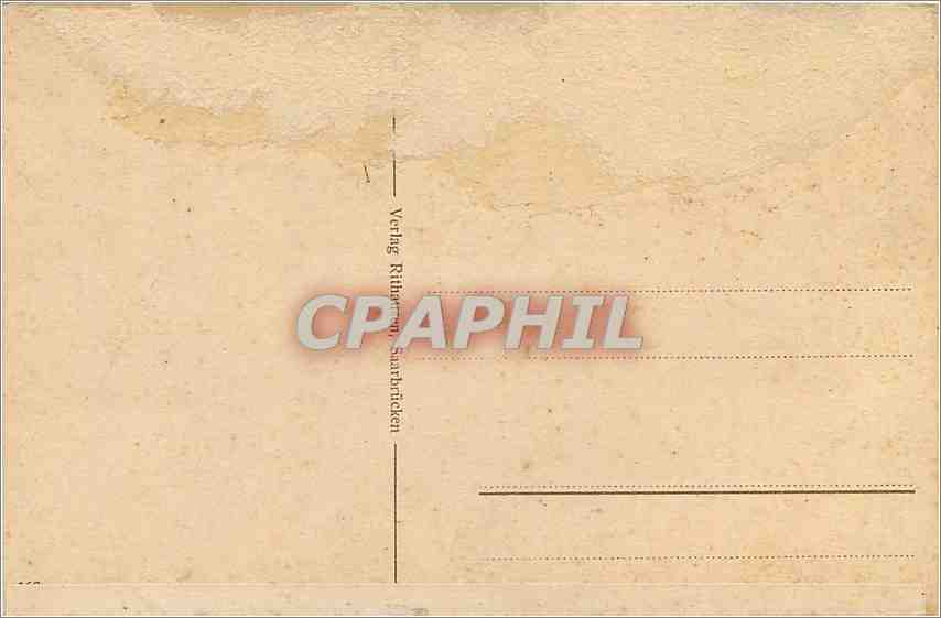CPA Saarbrucken Krankenhaus auf dem Reppersberg  — Back