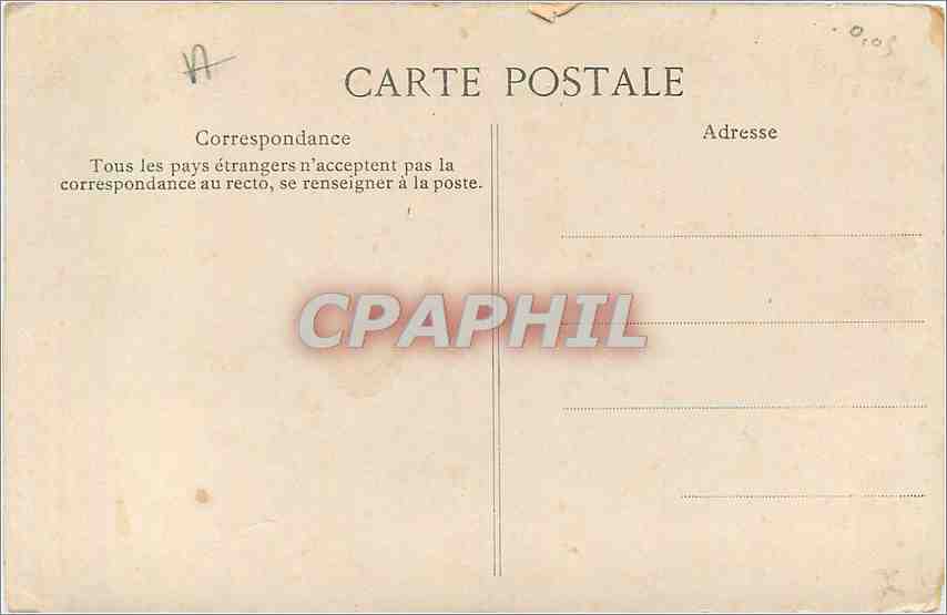 CPA 1er Avril Enfant Ballon Dirigeable Aviation — Rückseite