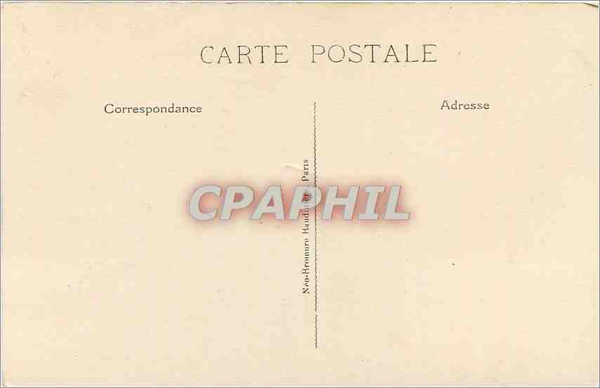 CPA La distance le Coeur  — Rückseite