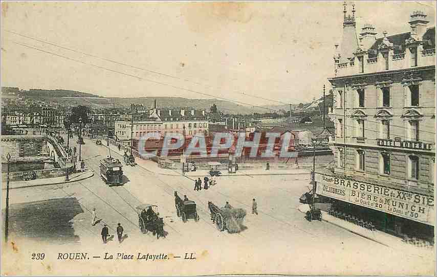 CPA Rouen La Place Lafayette Brasserie