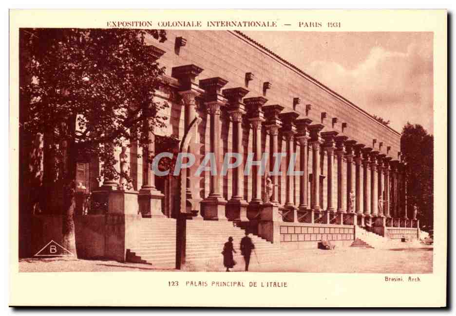 Exposition Coloniale International-Paris-1931- Palais Principal de L'Italie -CPA