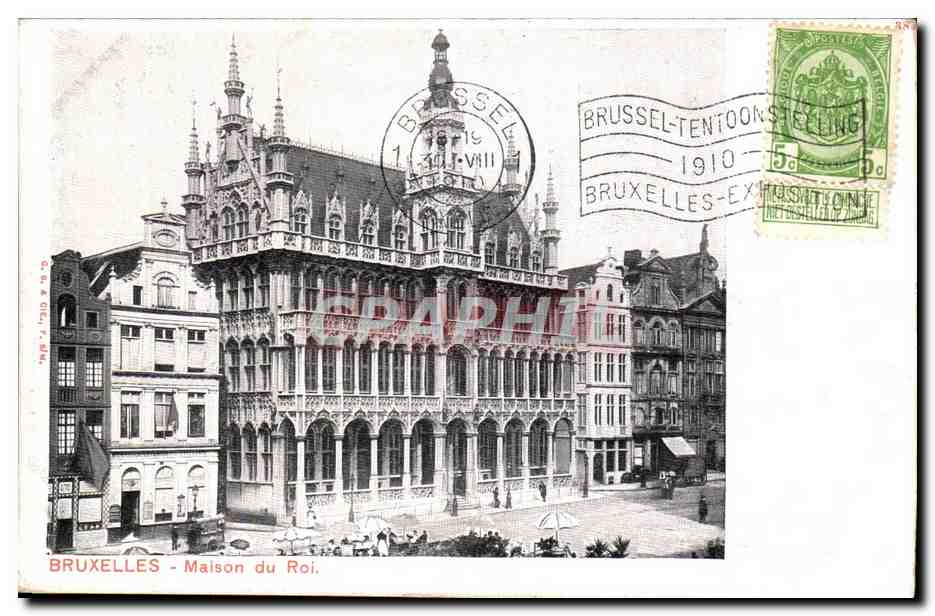 Exposition Coloniale International- Paris-1931-Hand Stamp- Maison Du Roi -CPA
