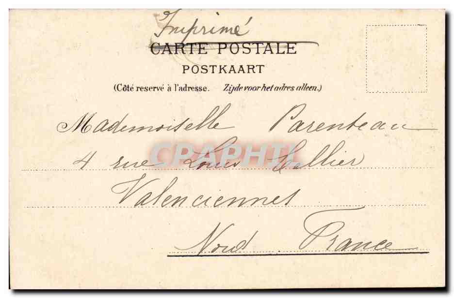 Exposition Coloniale International- Paris-1931-Hand Stamp- Maison Du Roi -CPA — Rückseite