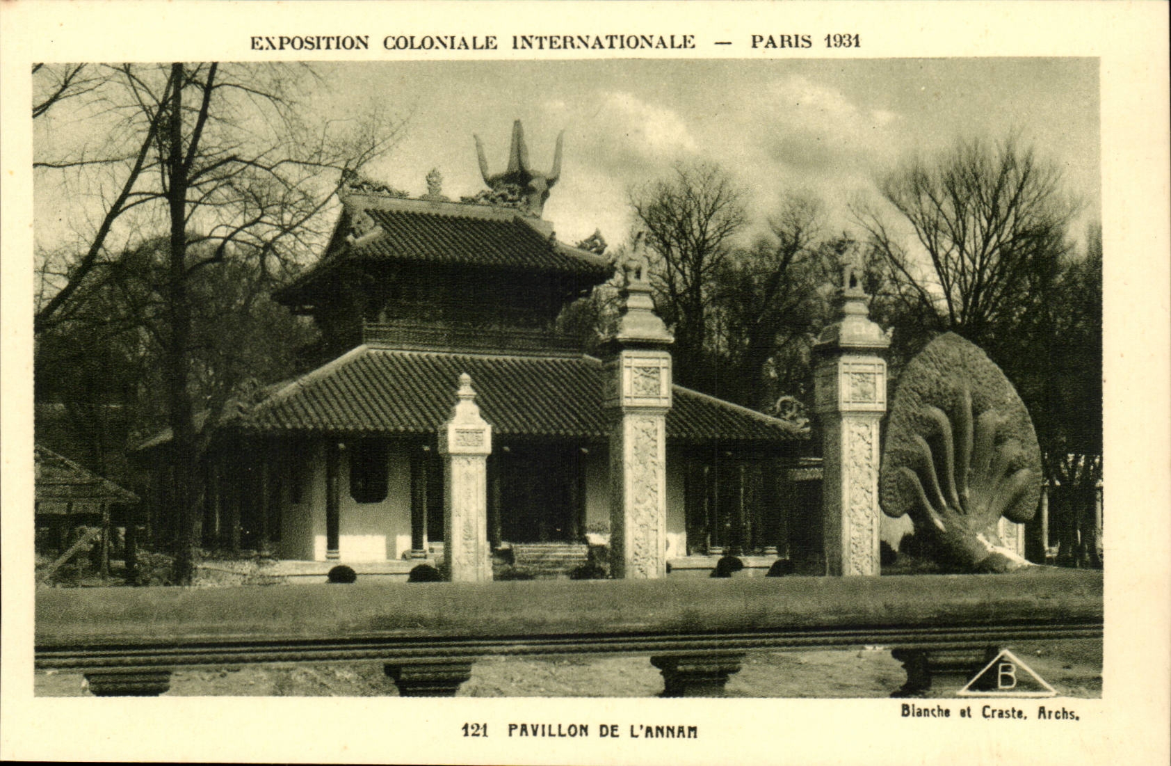 Exposition Coloniale Internationale-Paris-1931- Pavillon de L'Annam -CPA