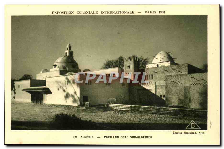 Exposition Coloniale Internationale-Paris-1931-Algerie-Pavillon Cote Sud-Algerien -CPA