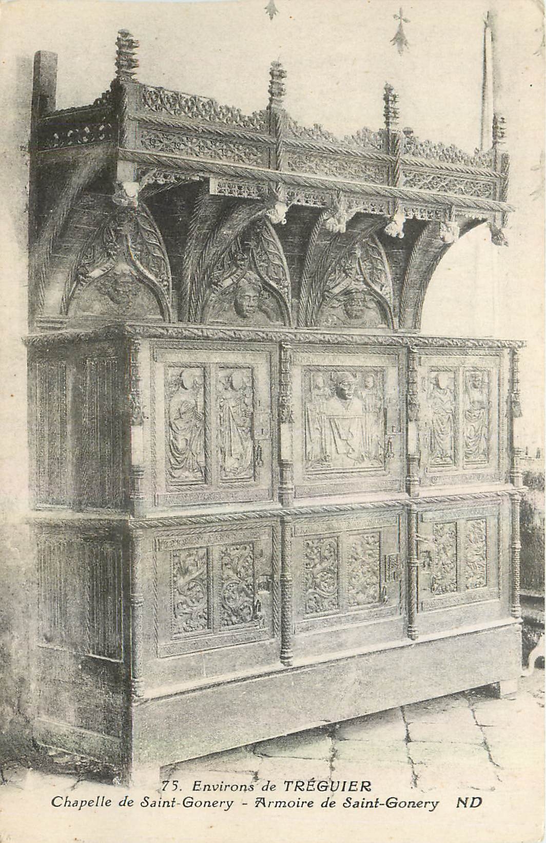 CPA Environs de Treguier Chapelle de Saint Gonery 
