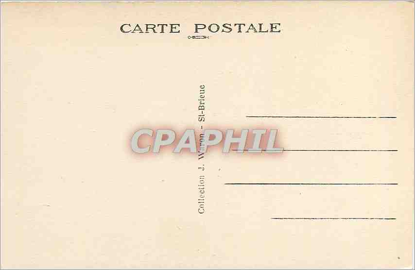 CPA Le Fort Lalatte Cote Ouest et les formidables rochers sur lesquels el est construit  — Rückseite