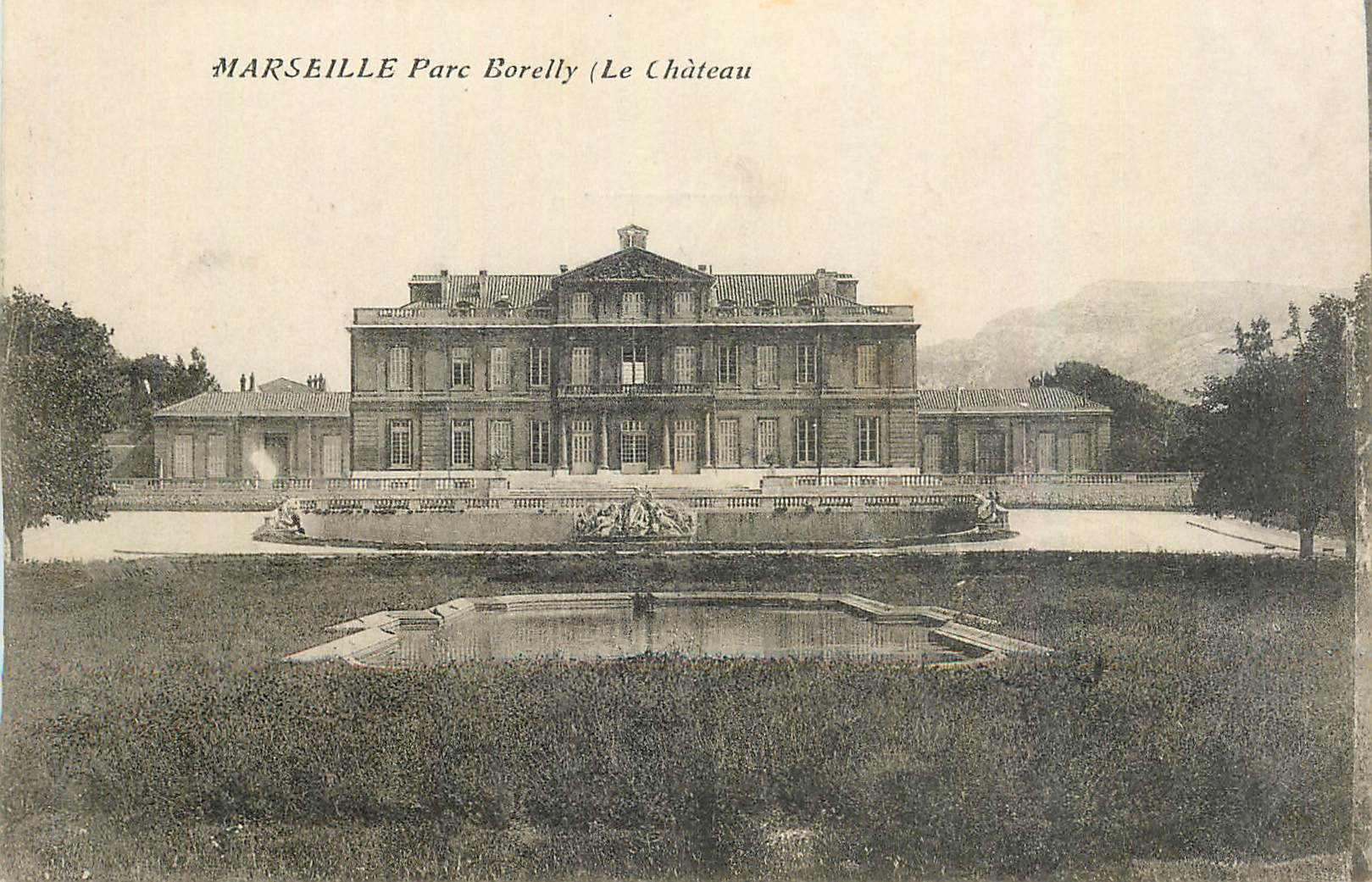 CPA Marseille Parc Borelly Le Chateau 