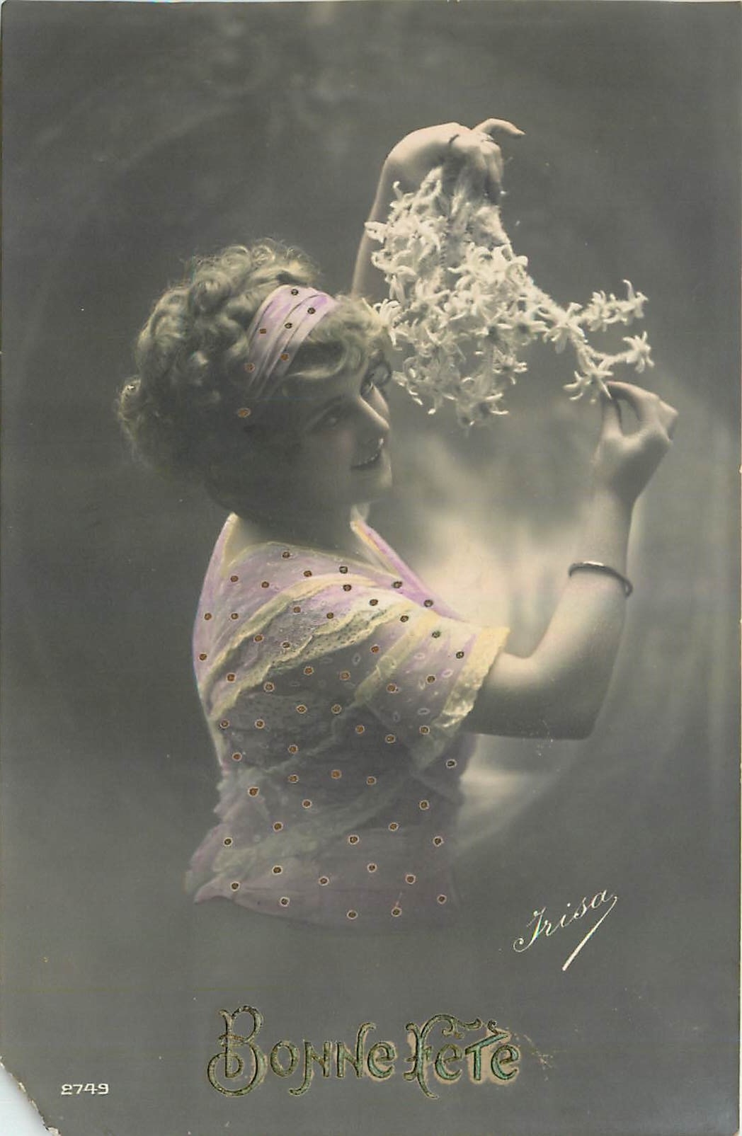 CPA Bonne Fete Femme