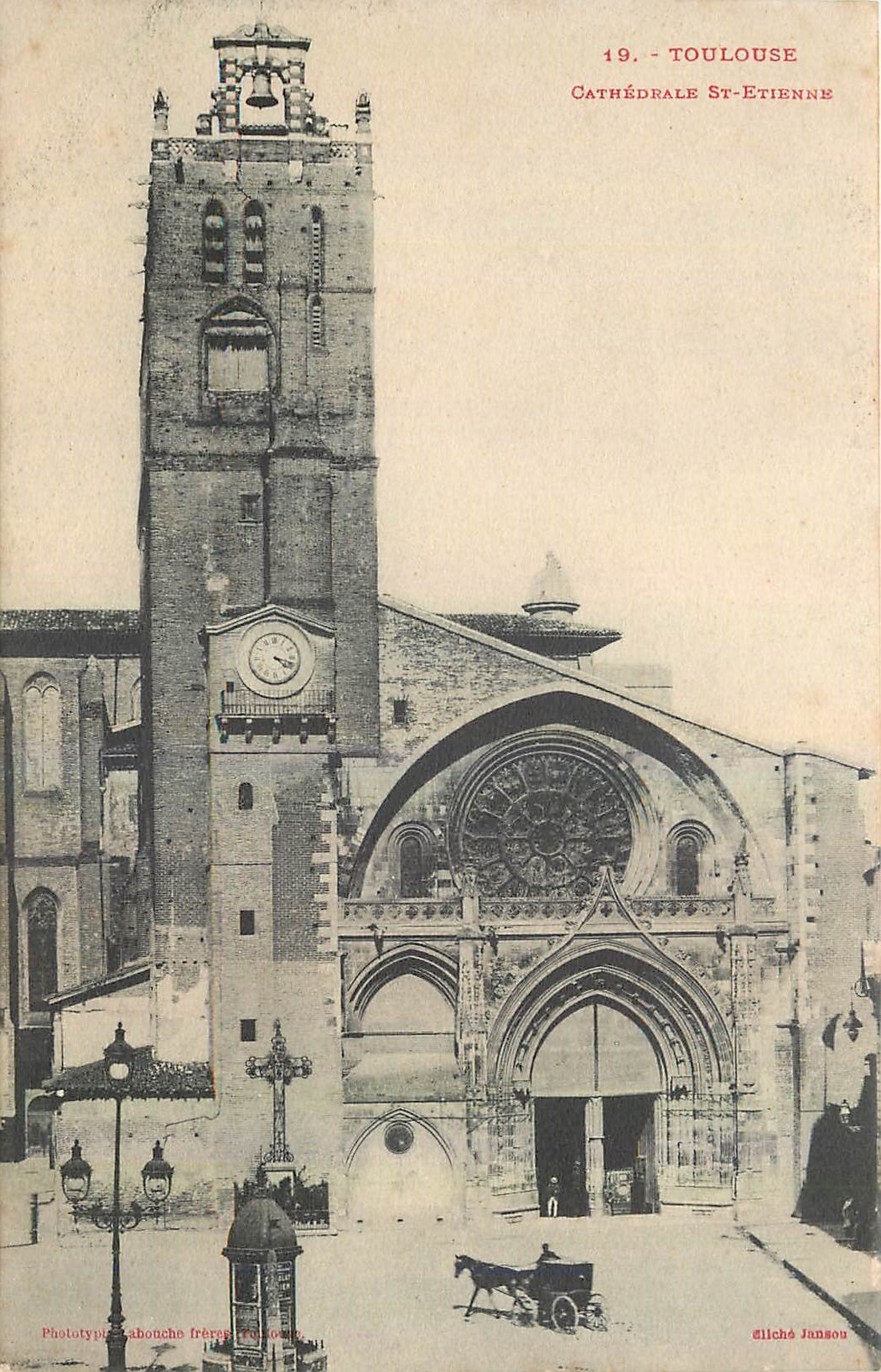 CPA Toulouse Cathedrale St Etienne 