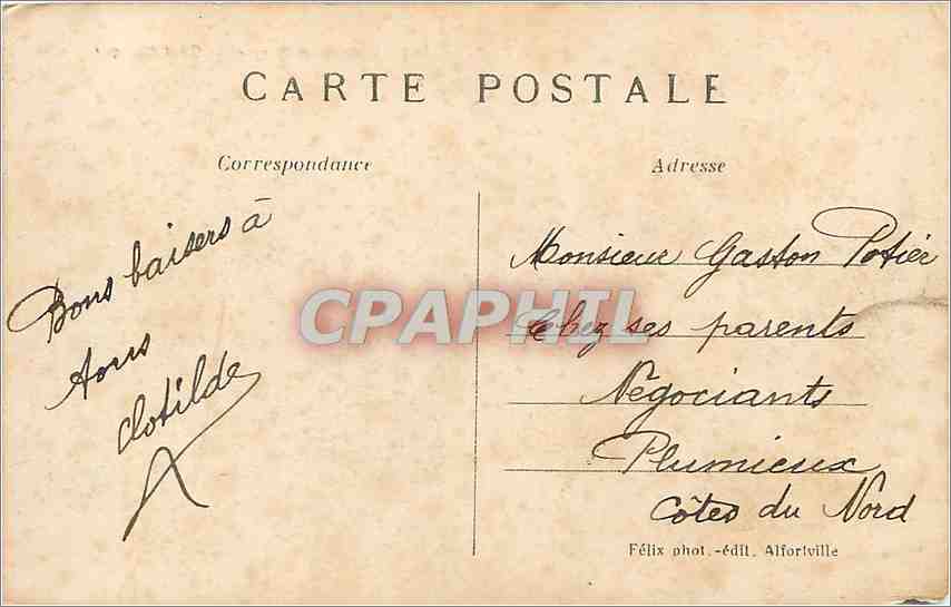 CPA Alfortville La Seine et le Quai Blanqui Avion Aviation — Rückseite