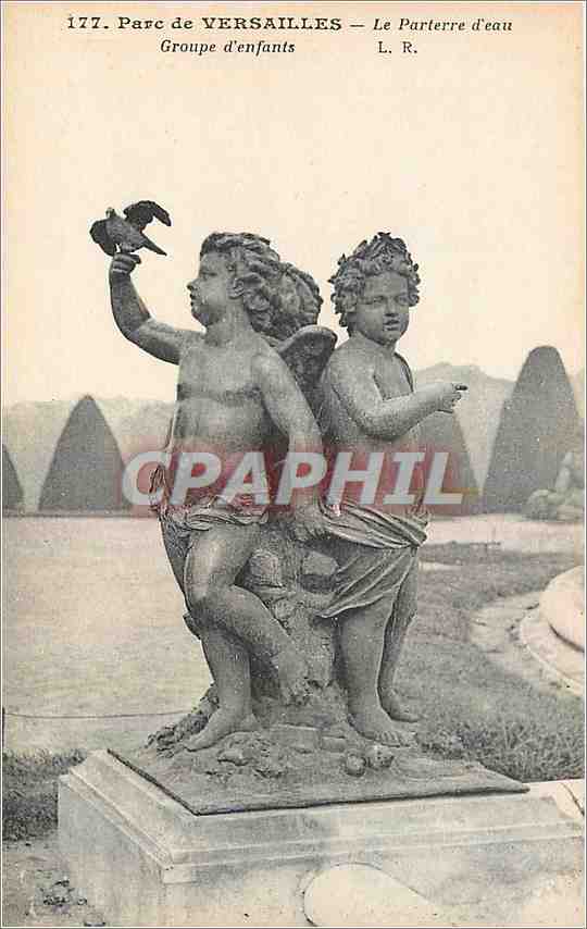 CPA Parc de Versailles La Parterre d'eau 