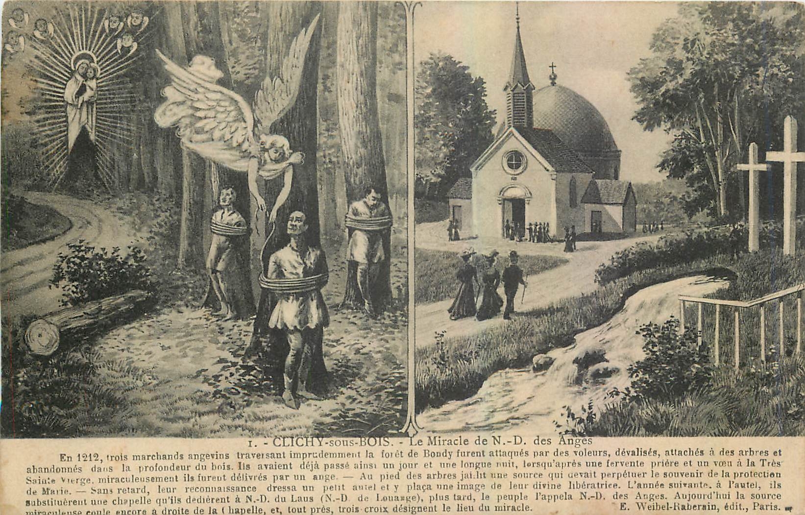 CPA Clichy sous bois Le Miracle de ND des Anges 