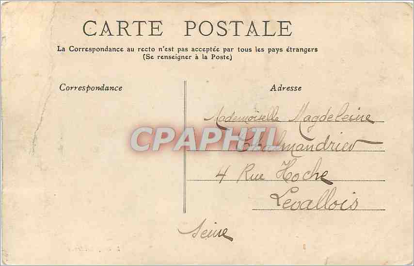 Bordeaux - Un Coin du Jardin Public — L. Bosq, Bordeaux, n°107 — Back