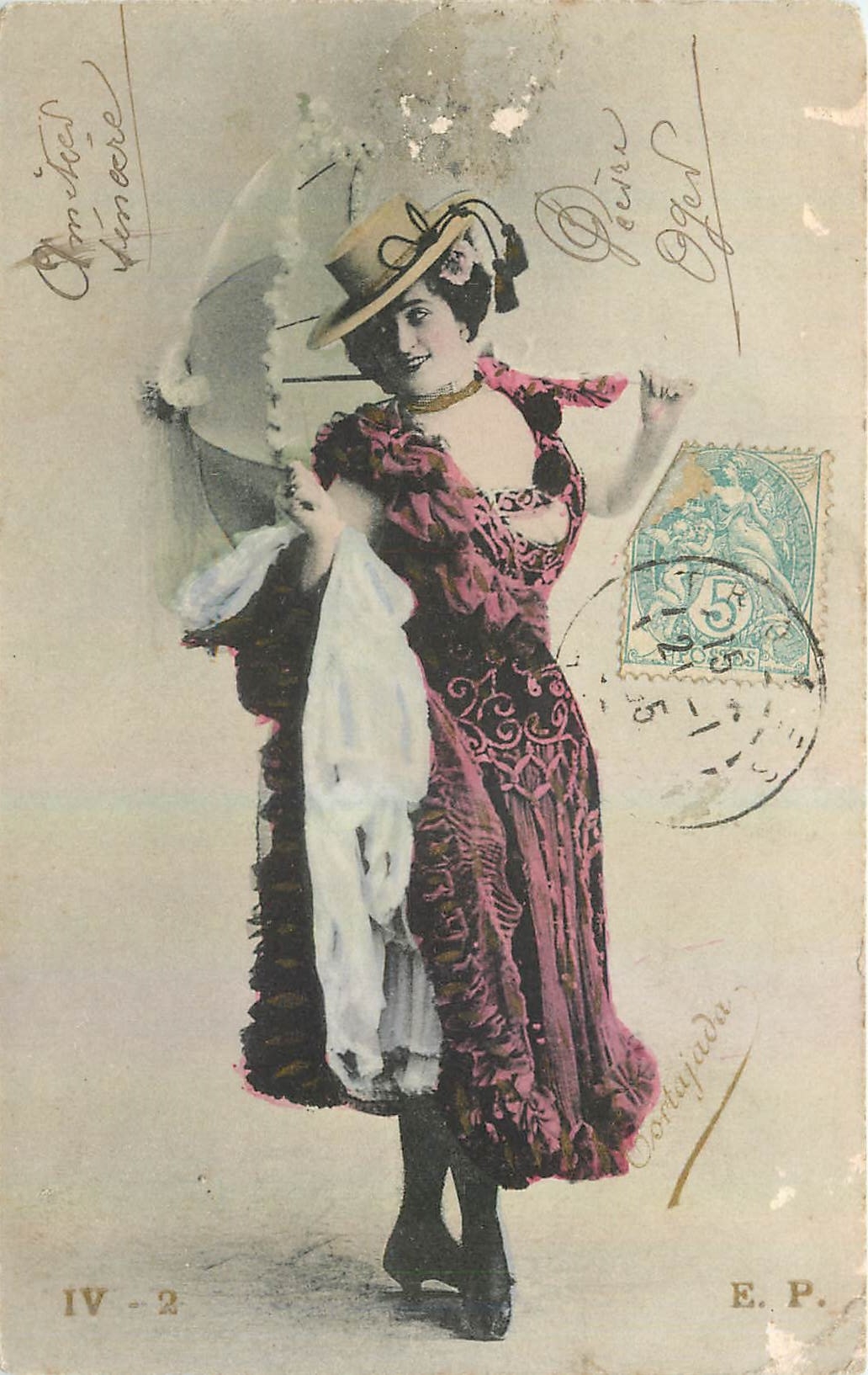 CPA Femme 