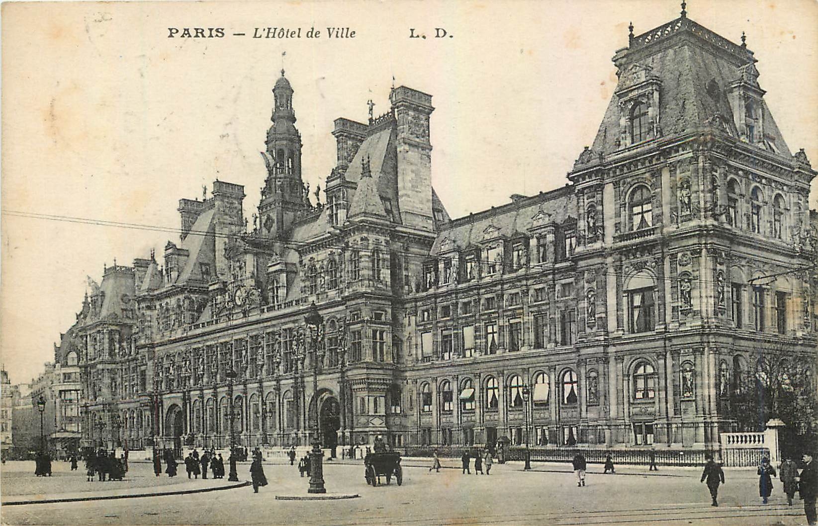 CPA Paris L'Hotel de Ville 