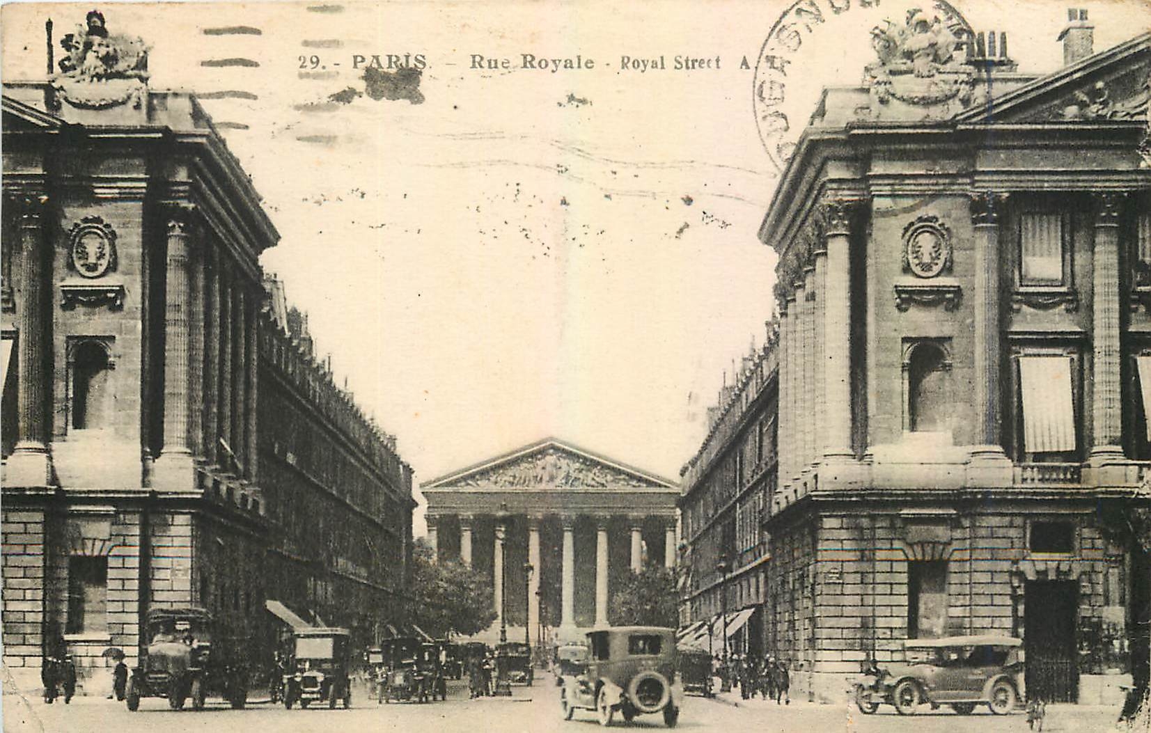 CPA Paris Rue Royale 