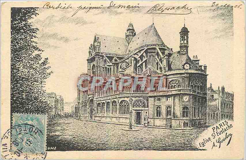 CPA Paris Eglise St Eustache 