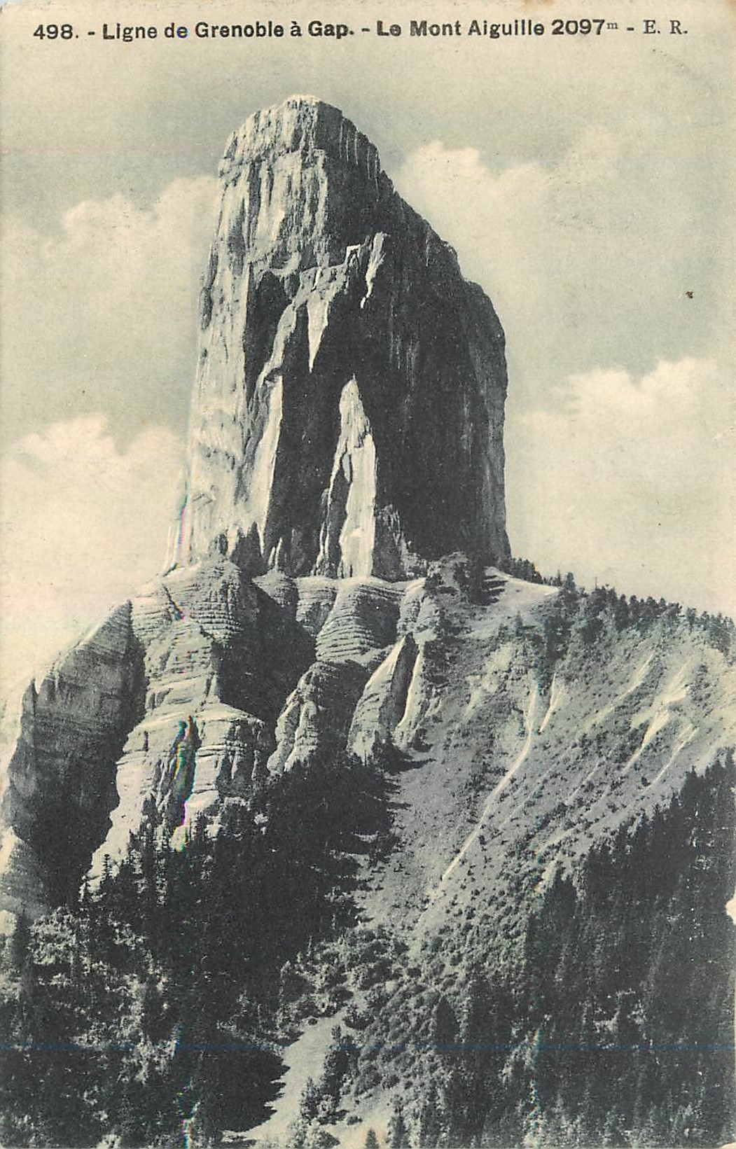 CPA Ligne de Grenoble a Gap Le Mont Aiguille 