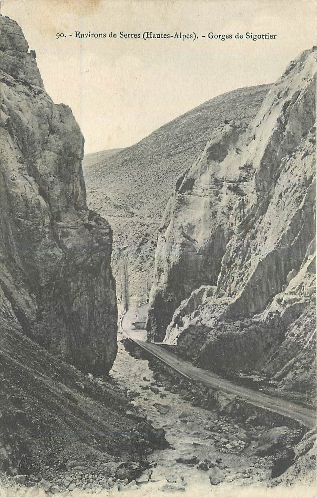 Gorges de Sigottier — Environs de Serres (Hautes-Alpes) — n°90