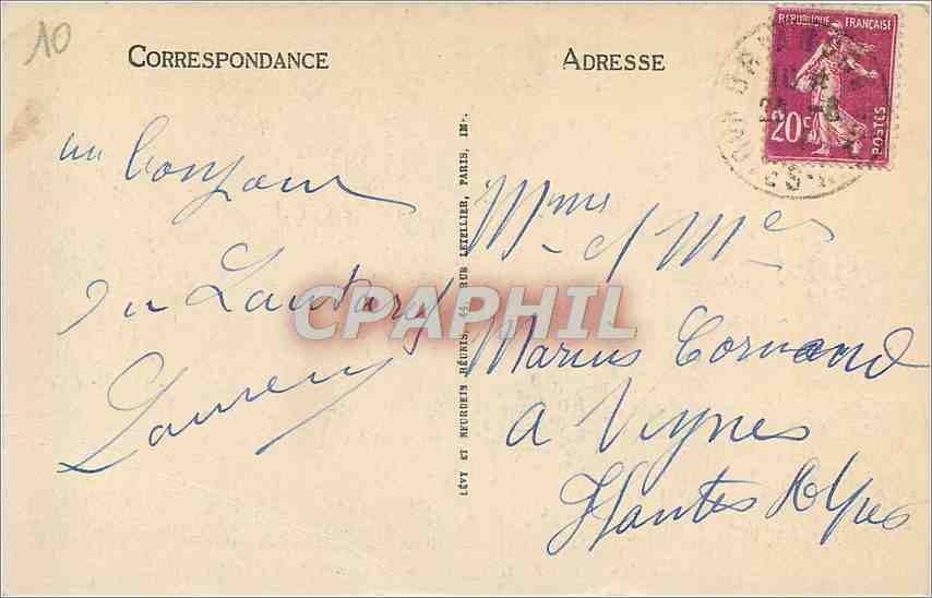 CPA Le Dauphine Pittoresque Le Lautaret  — Verso