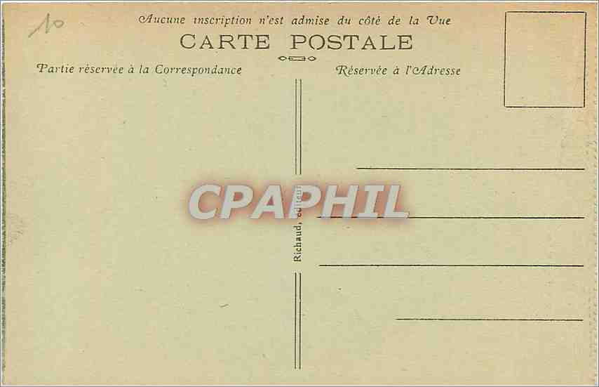 CPA Les Gorges de la Reissolle Route de Condamine a Saint Paul  — Rückseite