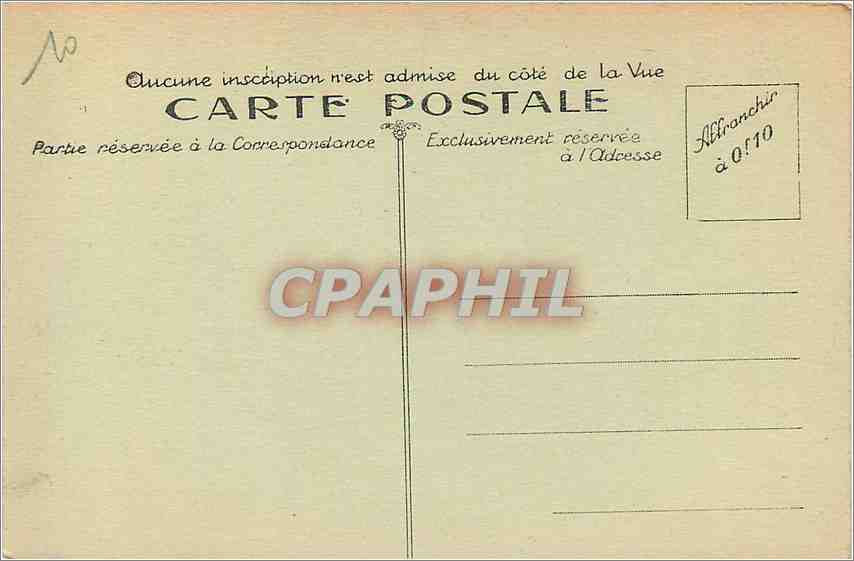 Col IZOARD (Htes-Alpes) — Passage de la « Casses Déserte » — Éditeur : Ch. Hennet, Lyon — Back