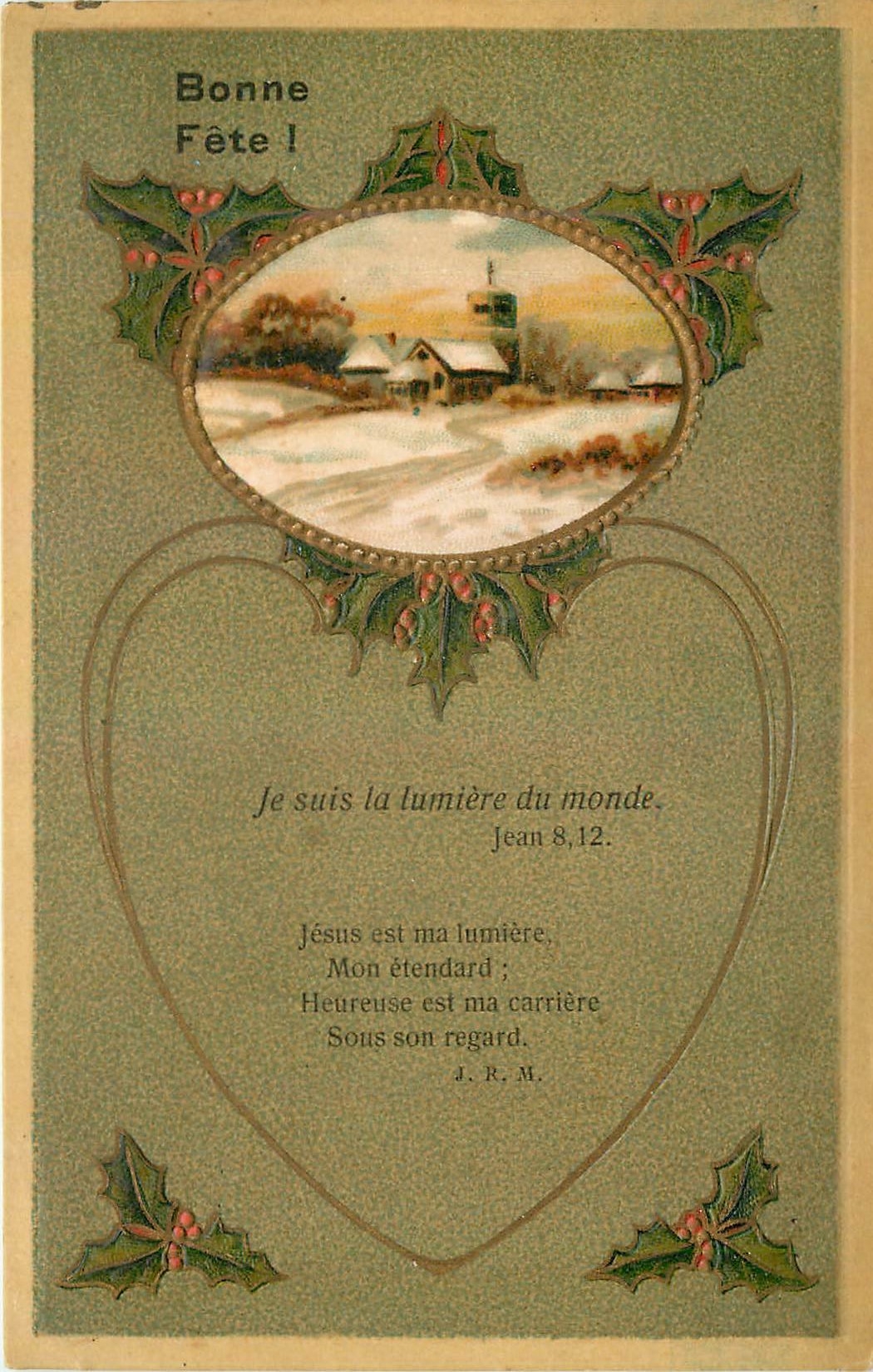 CPA Bonne Fete 