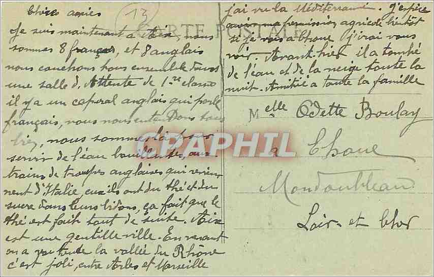 AIX-en-PROVENCE - La Mairie et la Tour de l'Horloge - XIIIe siècle - Édition Carie — Rückseite