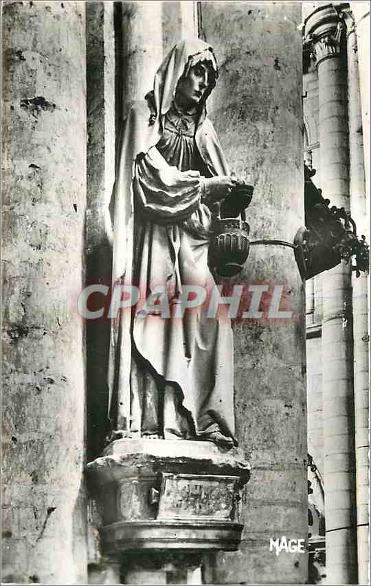 CPM Troyes Aube En Eglise Ste Madeline 