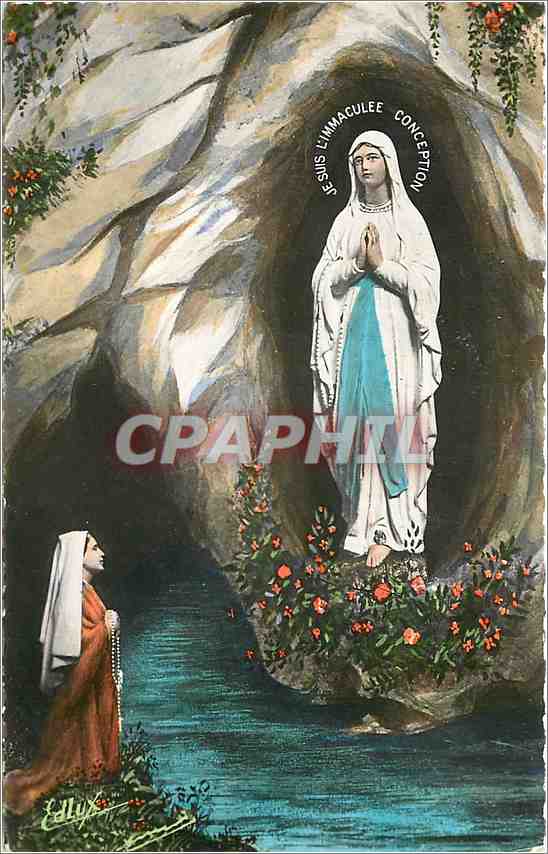 L'Apparition — Lourdes — Édition P. Doucet