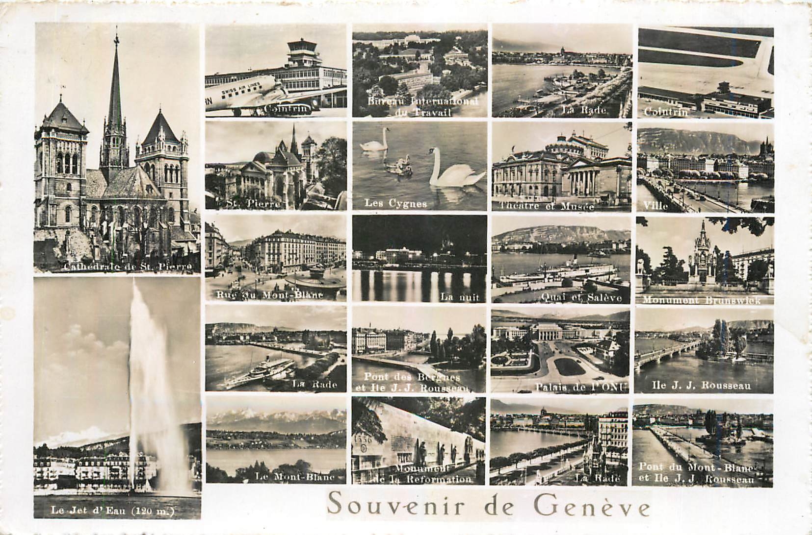 CPM Souvenir de Geneve 