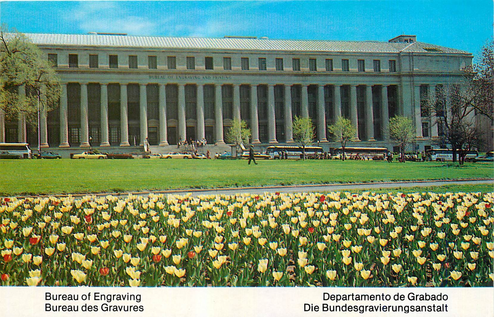 CPM Bureau des Gravures Washington DC 