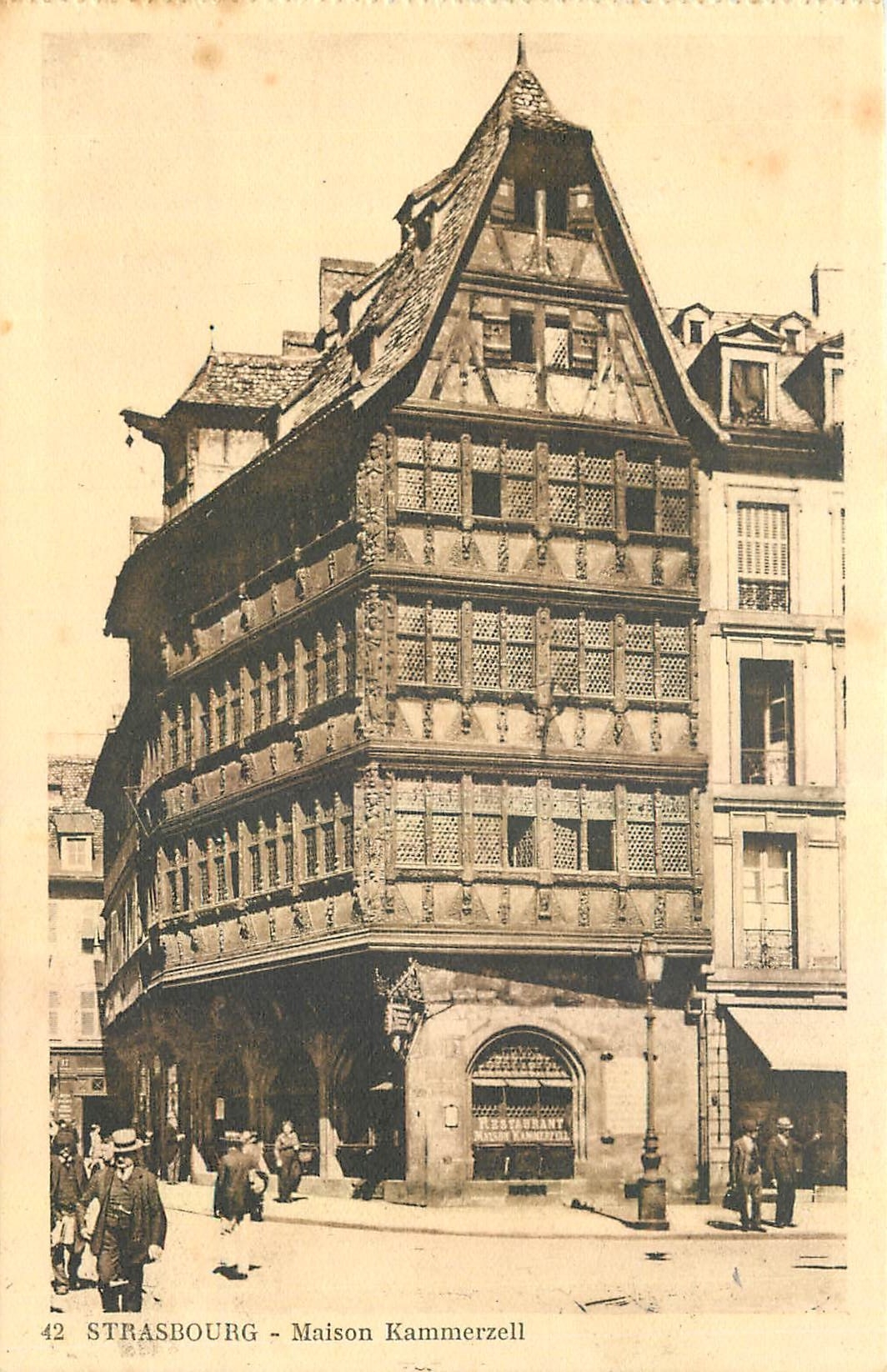 CPA Strasbourg Maison Kammerzell 