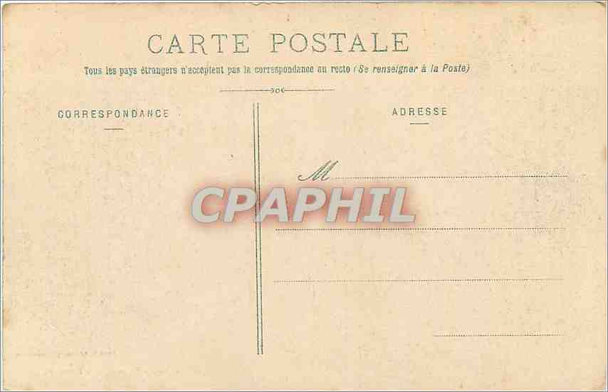 CPA Bussang Vosges Tunnel cote Francais  — Back