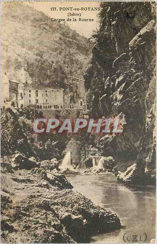 CPA Pont en Royans Isere Gorges de la Bourne 