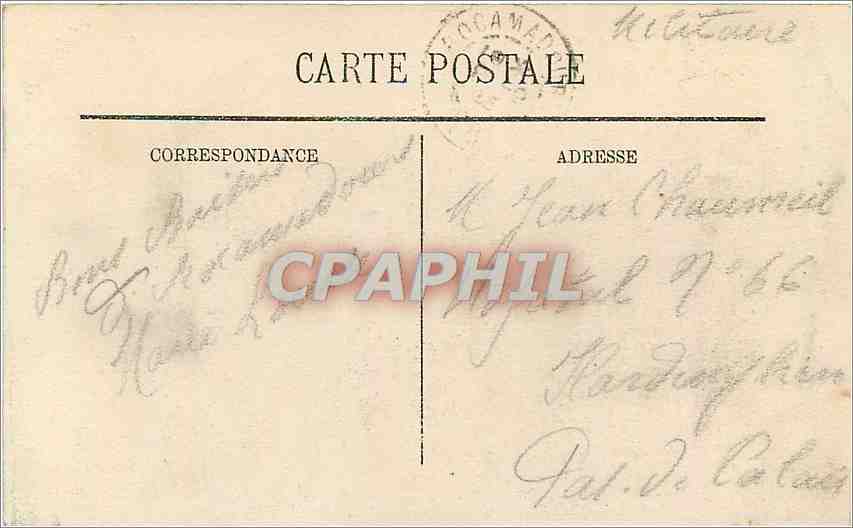 CPA Roc Amadour Le Grand Escalier  — Back